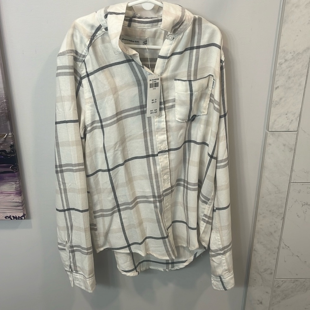 Abercrombie kids girls flannel